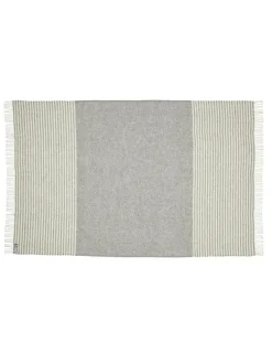 Bogø Plaid, light nordic grey fra<Silkeborg Uldspinderi