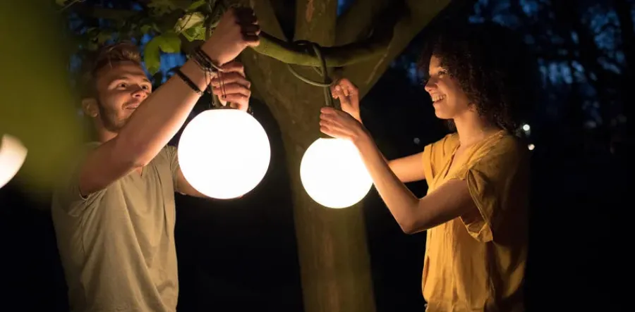 Bolleke lampe fra<Fatboy Discount