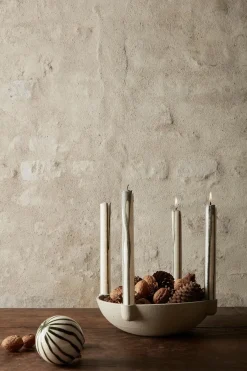 Bowl Candle Holder Ceramic, Large fra<Ferm Living Hot