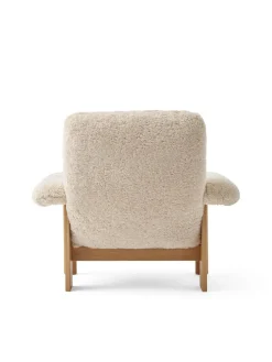 Brasilia Lounge Chair, Natural Oak Sheepskin Root fra<Audo Copenhagen Outlet