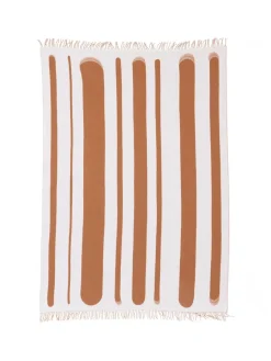 Brush Plaid, tan/milk fra<raawii