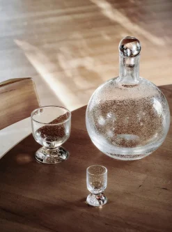 Bubble Glass Carafe Round fra<Louise Roe Clearance