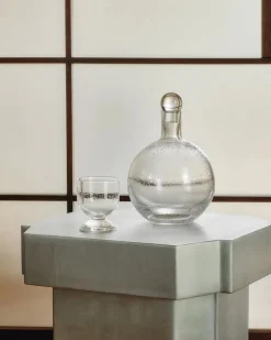 Bubble Glass Water Low, plain top fra<Louise Roe