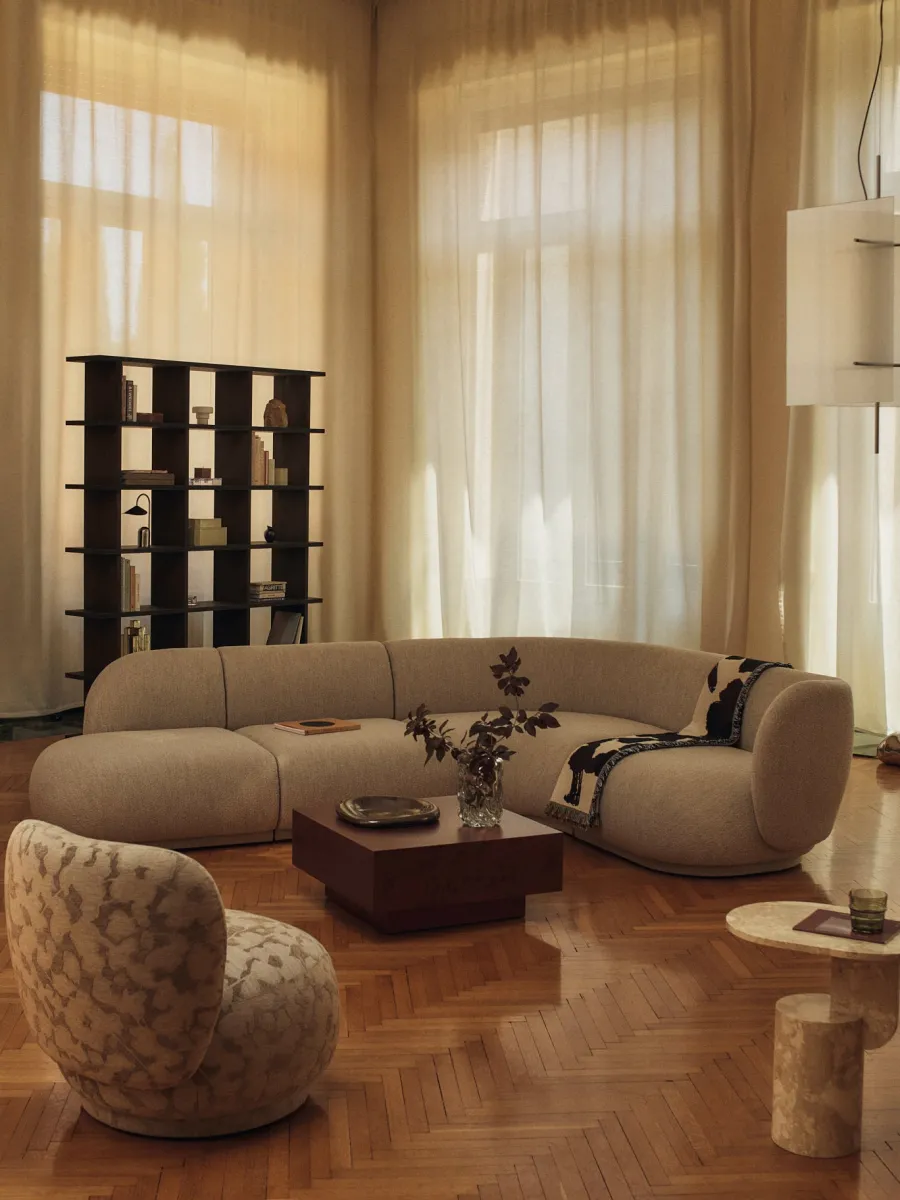 Burl Storage sofabord fra<Ferm Living