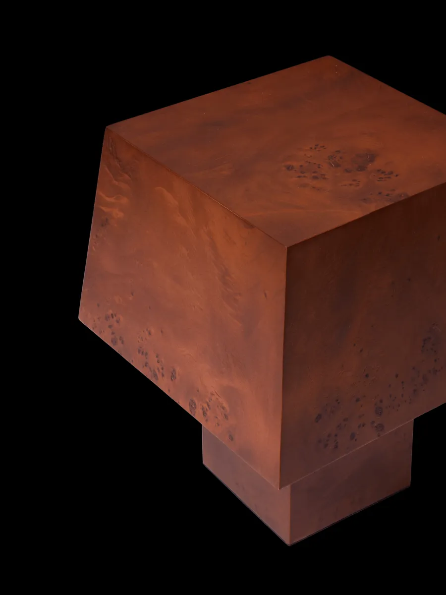 Burl table lampe i Dark Stained Burl fra<Ferm Living Sale