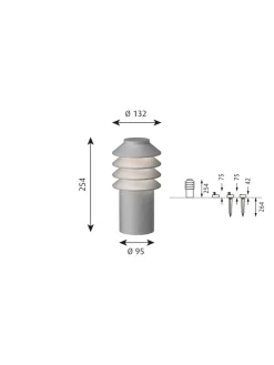 Bysted Garden Aluminium, Høj fra<Louis Poulsen