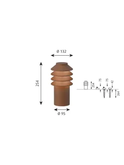 Bysted Garden Corten, Høj fra<Louis Poulsen Discount