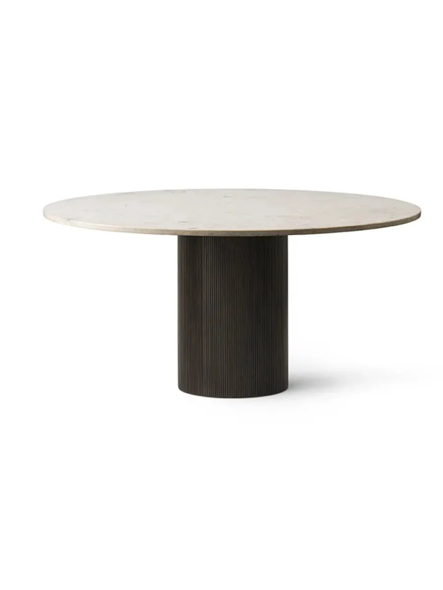 Cabin bord Ø150, beige marmor fra<Vipp Online