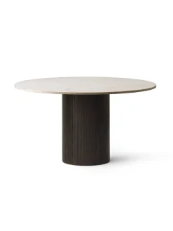 Cabin bord Ø130, beige marmor fra<Vipp Online