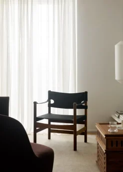 Canvas 21 stol, sortlakeret eg af Børge Mogensen<Fredericia Furniture Sale