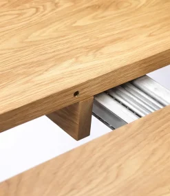 C69E Spisebord inkl. 2 tillægsplader fra<FDB Møbler Discount