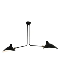 Ceiling Lamp w/2 Fixed Arms af Serge Mouille<Editions Serge Mouille Online