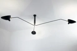 Ceiling Lamp w/3 Rotating Arms af Serge Mouille<Editions Serge Mouille Best