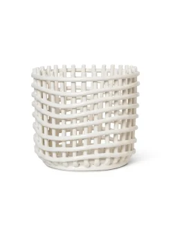 Ceramic Basket, large fra<Ferm Living Clearance