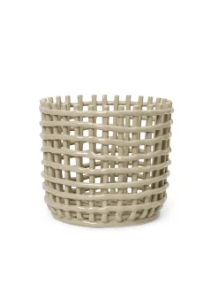 Ceramic Basket, large fra<Ferm Living Clearance
