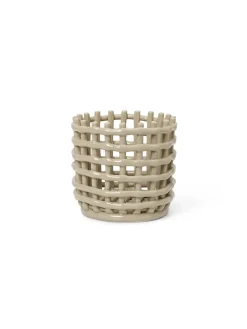Ceramic Basket, oval fra<Ferm Living