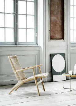 CH25 Loungestol, eg olie af Hans J. Wegner<Carl Hansen & Søn Hot