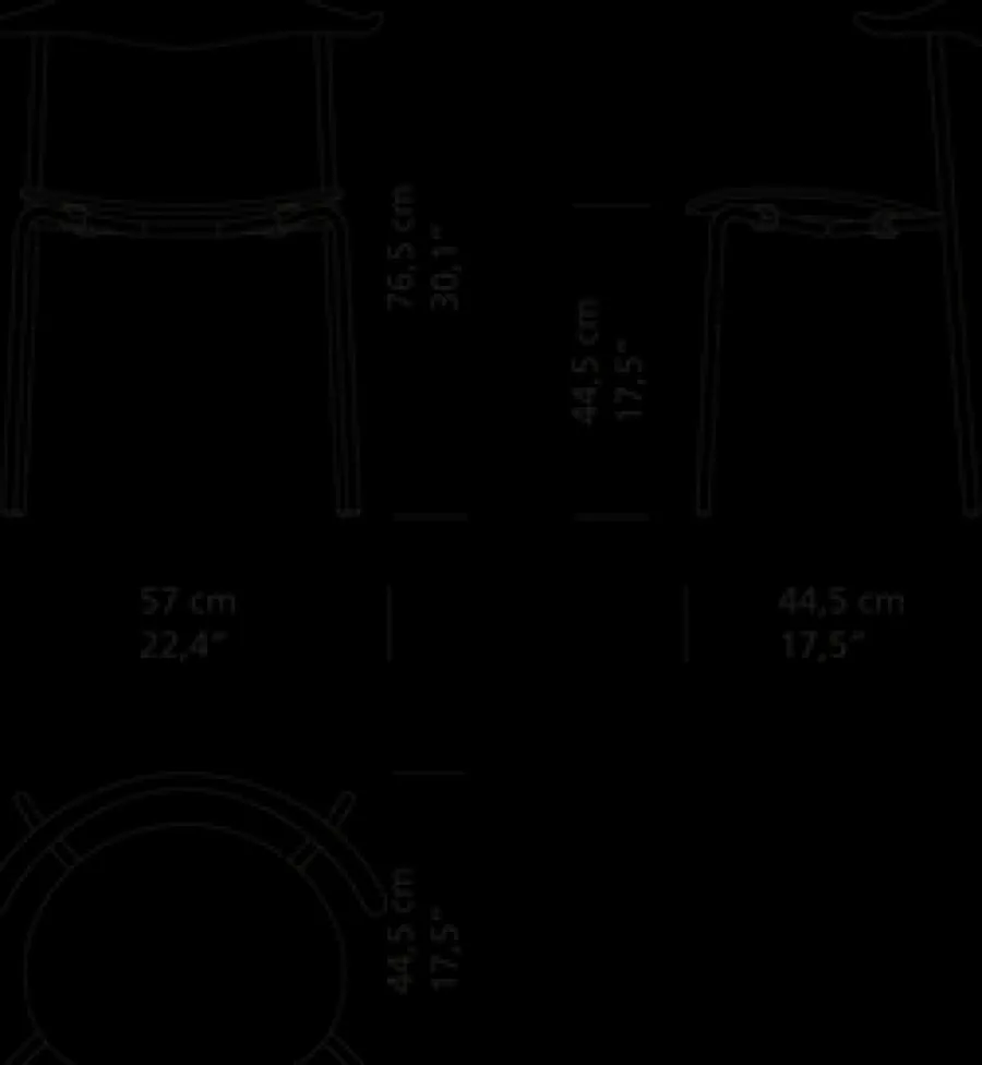 CH88 Stol, farvet af Hans J. Wegner<Carl Hansen & Søn New