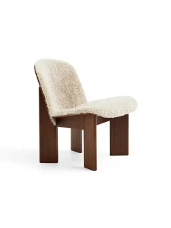 Chisel Lounge Chair m/polstring fra<HAY New