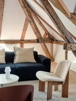 Chisel Lounge Chair m/polstring fra<HAY New