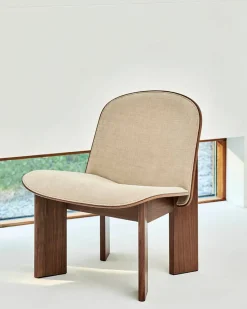 Chisel Lounge Chair m/polstring fra<HAY New