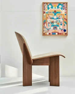 Chisel Lounge Chair m/polstring fra<HAY New