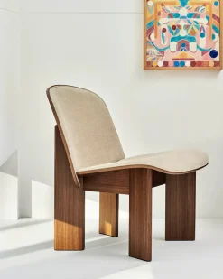 Chisel Lounge Chair u/polstring fra<HAY Online