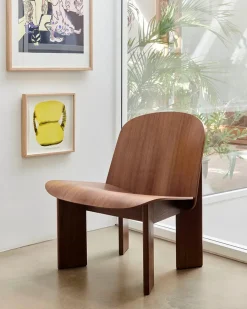Chisel Lounge Chair u/polstring fra<HAY Online
