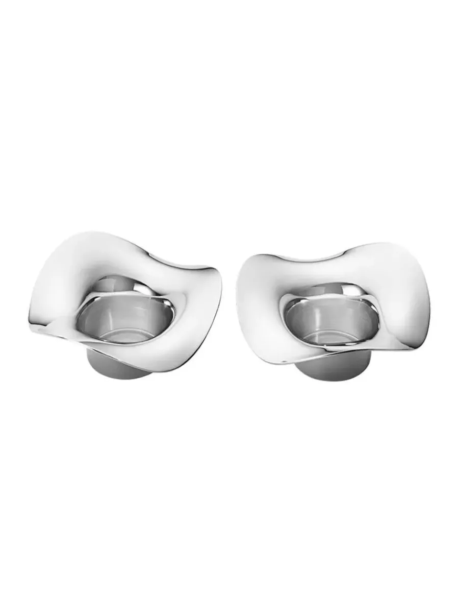 Cobra Fyrfadsstage 2 stk. fra<Georg Jensen Sale