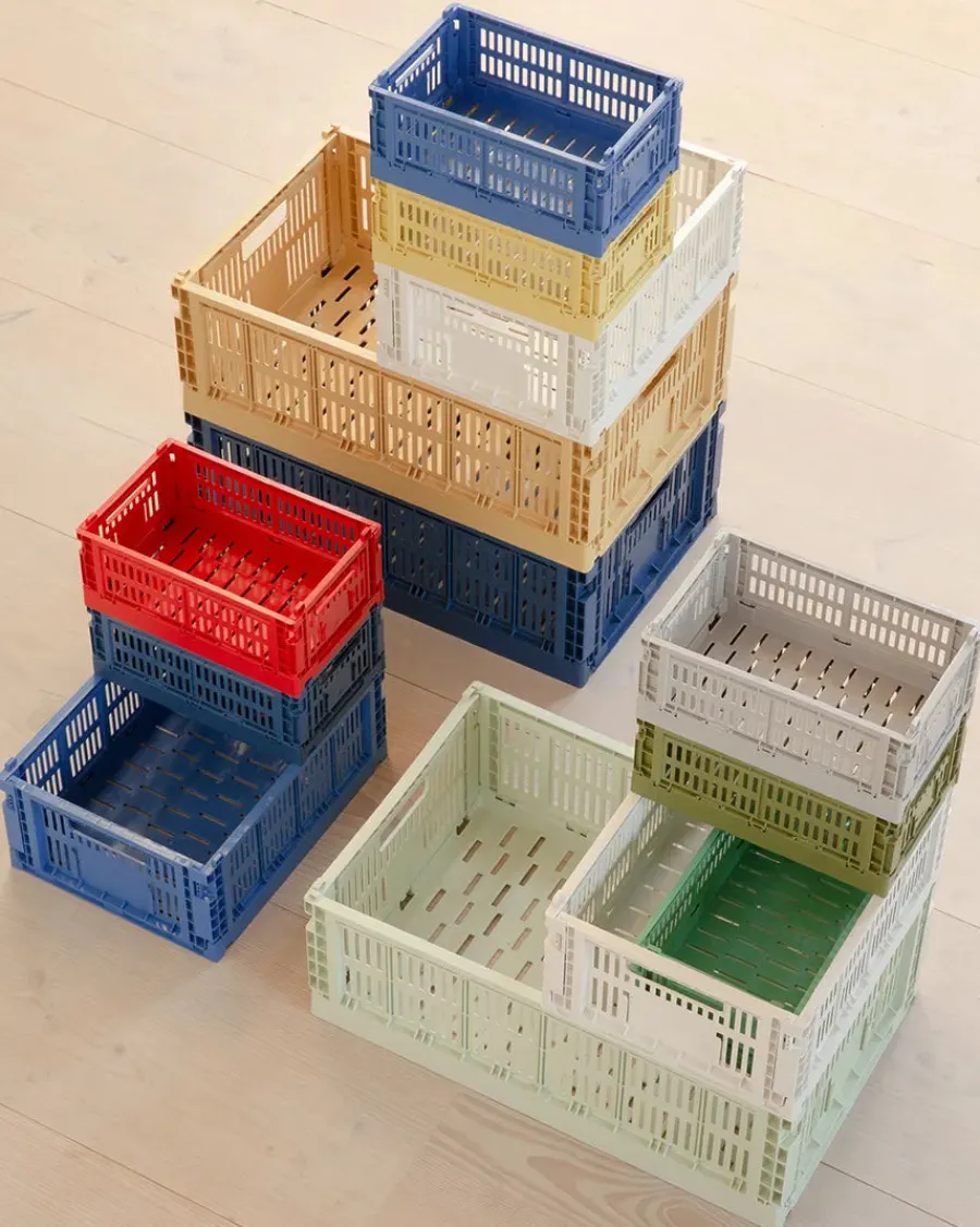 Colour crate M, electric blue fra<HAY Online