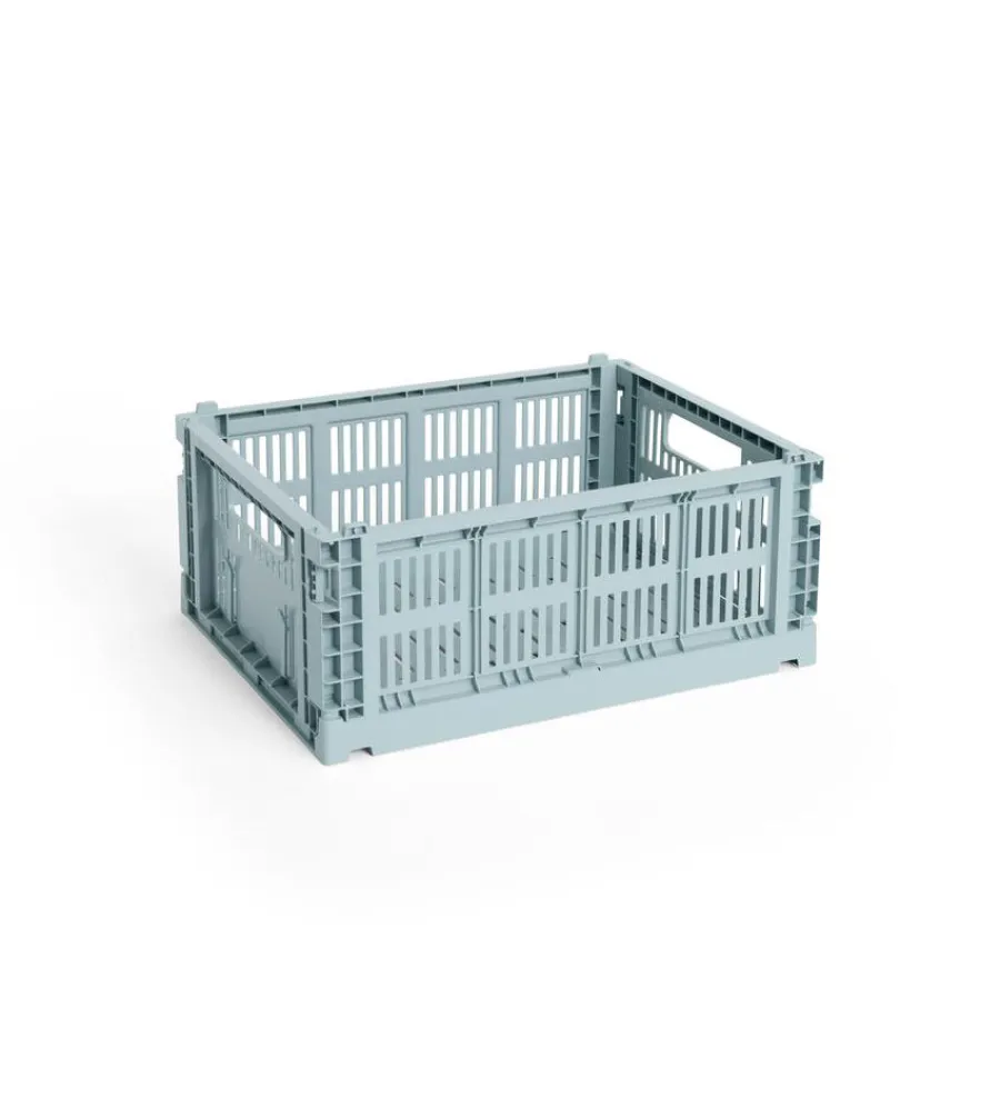 Colour Crate Medium, Dusty blue fra<HAY Clearance