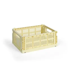 Colour Crate Medium, Light yellow fra<HAY Clearance