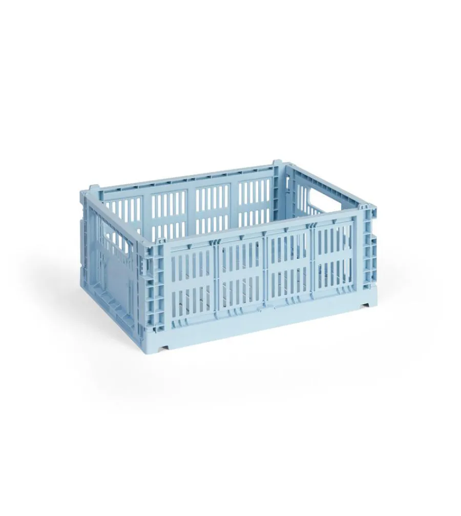 Colour Crate Medium, Soft blue fra<HAY Online