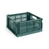 Colour Crate Medium Square, Dark green fra<HAY Outlet