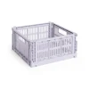 Colour Crate Medium Square, Lavender fra<HAY Online
