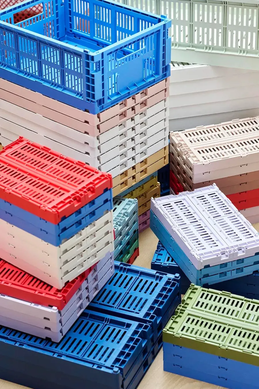 Colour crate S, dusty blue fra<HAY New