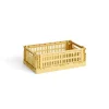 Colour crate S, golden yellow fra<HAY Discount