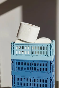 Colour crate S, ocean green fra<HAY