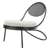 Copacabana Lounge Chair, black semi matt fra<GUBI Clearance
