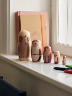 Critter Nesting Dolls fra<Ferm Living New