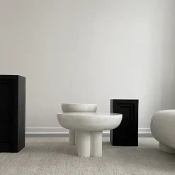 Crown Table, low bone white fra<101 Copenhagen Sale