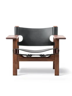 Den Spanske Stol i cognac læder, eg sæbe af Børge Mogensen<Fredericia Furniture Online