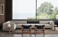 Den Spanske Stol i naturfarvet læder, valnød olie af Børge Mogensen<Fredericia Furniture Hot