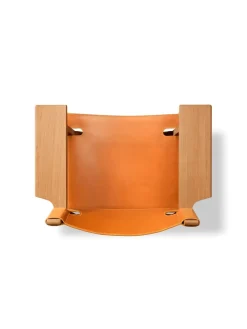 Den Spanske Stol i naturfarvet læder, eg olie af Børge Mogensen<Fredericia Furniture Sale