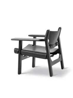 Den Spanske Stol i naturfarvet læder, eg sæbe af Børge Mogensen<Fredericia Furniture Sale