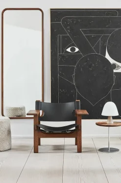 Den Spanske Stol i naturfarvet læder, eg sæbe af Børge Mogensen<Fredericia Furniture Sale