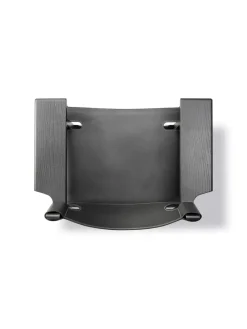 Den Spanske Stol i sort læder, røget eg olie af Børge Mogensen<Fredericia Furniture Clearance