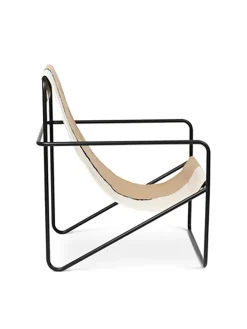Desert Lounge Chair, sort fra<Ferm Living Online