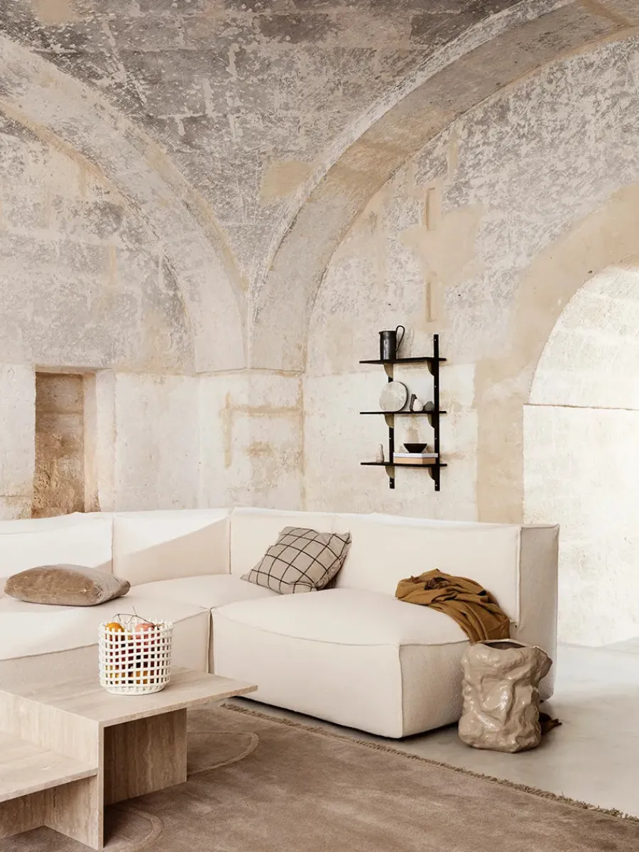 Distinct Coffee Table, Travertine fra<Ferm Living Best