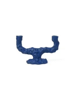 Dito Candle Holder bright blue, double fra<Ferm Living Clearance